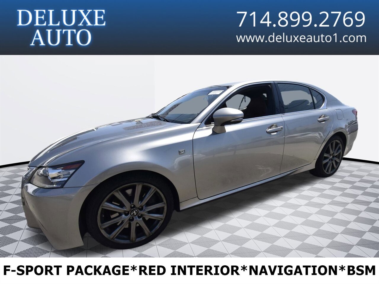 2015 Lexus GS 350 F SPORT*NAVIGATION*RED INTERIOR - Photo 1 - Midway City, CA 92655