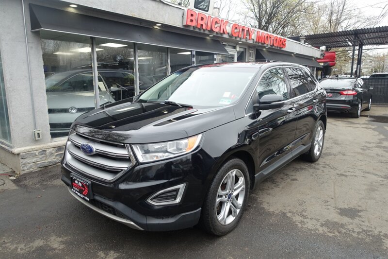 Shadow Black 2018 Ford Edge Titanium AWD SUV / Crossover All-Wheel Drive Automatic