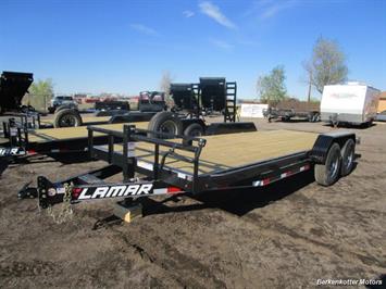 2017 Lamar 20' Equipment Hauler w/ Slide In Ramps  