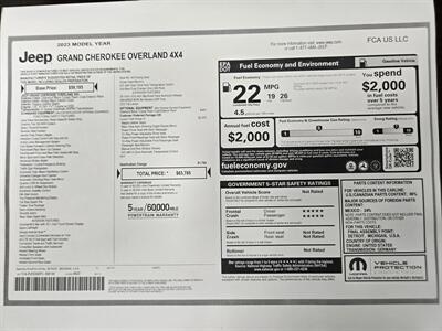 2023 Jeep Grand Cherokee Overland   - Photo 18 - Paris, TX 75460