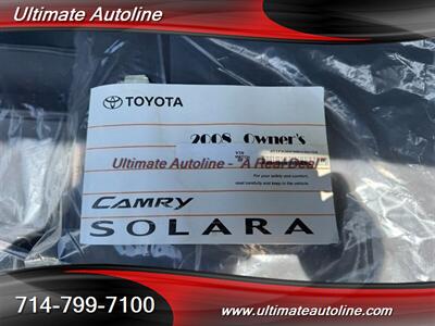 2008 Toyota Camry Solara SLE V6   - Photo 37 - Westminster, CA 92683