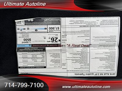 2016 Audi A6 2.0T quattro Premium   - Photo 44 - Westminster, CA 92683