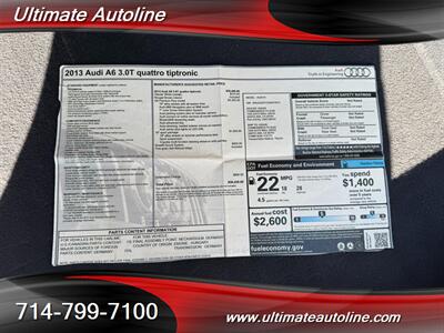 2013 Audi A6 3.0T quattro Premium Plus - Photo 43 - Westminster, CA 92683