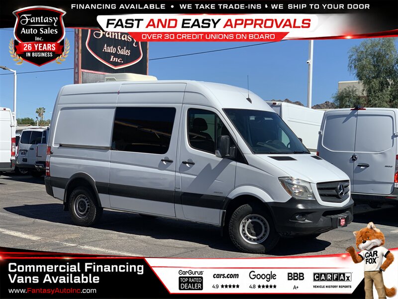 2016 Mercedes-Benz Sprinter 2500  6 passenger/Cargo!  HR Crew Van