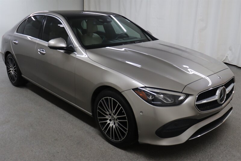 Gray (Graphite Grey Metallic) 2023 Mercedes-Benz C-Class Sedan Rear-Wheel Drive Automatic