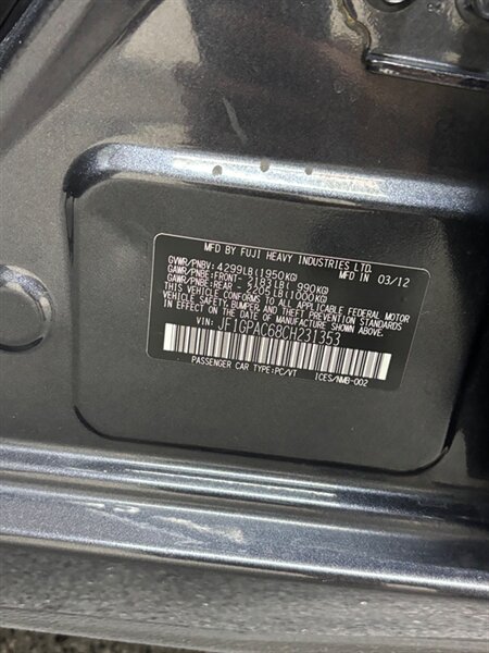 2012 Subaru Impreza 2.0i Premium   - Photo 22 - Downers Grove, IL 60515