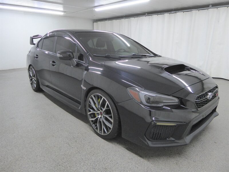 Crystal Black Silica 2020 Subaru WRX STI Limited AWD with Wing Spoiler Sedan All-Wheel Drive 6-Speed Manual