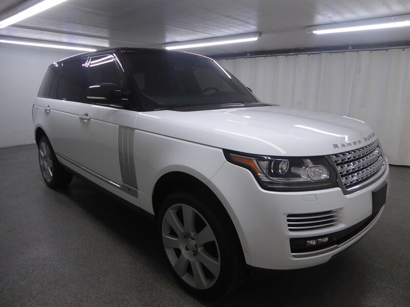 Fuji White 2015 Land Rover Range Rover V8 Autobiography LWB 4WD SUV / Crossover Four-Wheel Drive Automatic