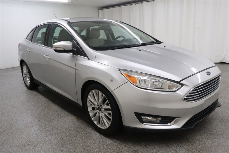 Ingot Silver 2017 Ford Focus Titanium Sedan Front-Wheel Drive 6-Speed Automatic