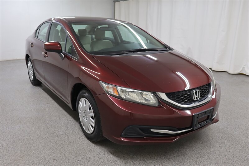 Red (Crimson Pearl) 2014 Honda Civic Sedan Front-Wheel Drive Automatic