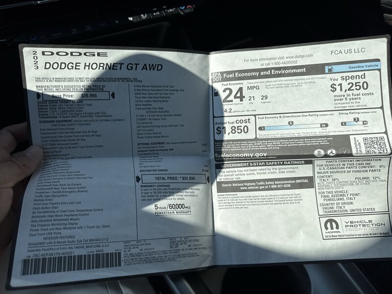 2023 Dodge Hornet GT - Photo 29 - Hayes, VA 23072