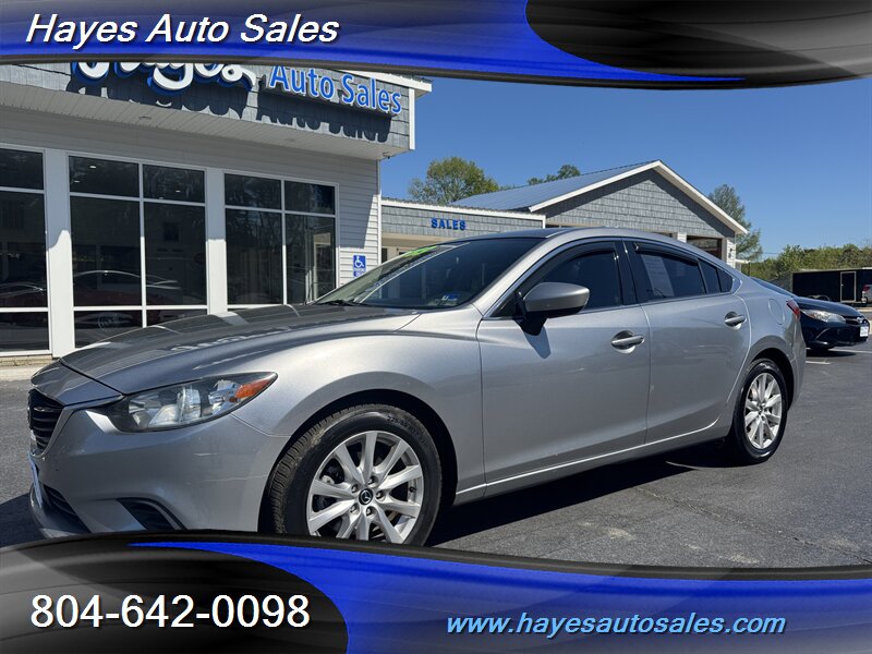 Silver 2015 Mazda MAZDA6 i Sport Sedan Front-Wheel Drive Automatic