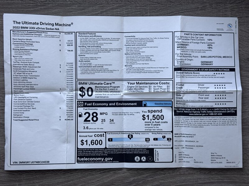 2022 BMW 3 Series 330i - Photo 63