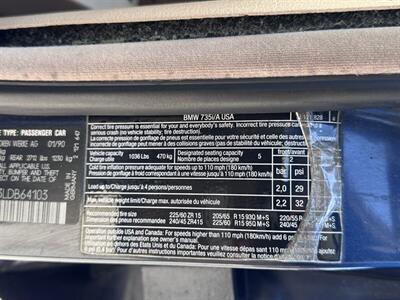 1990 BMW E32 735i   - Photo 53 - Studio City, CA 91604