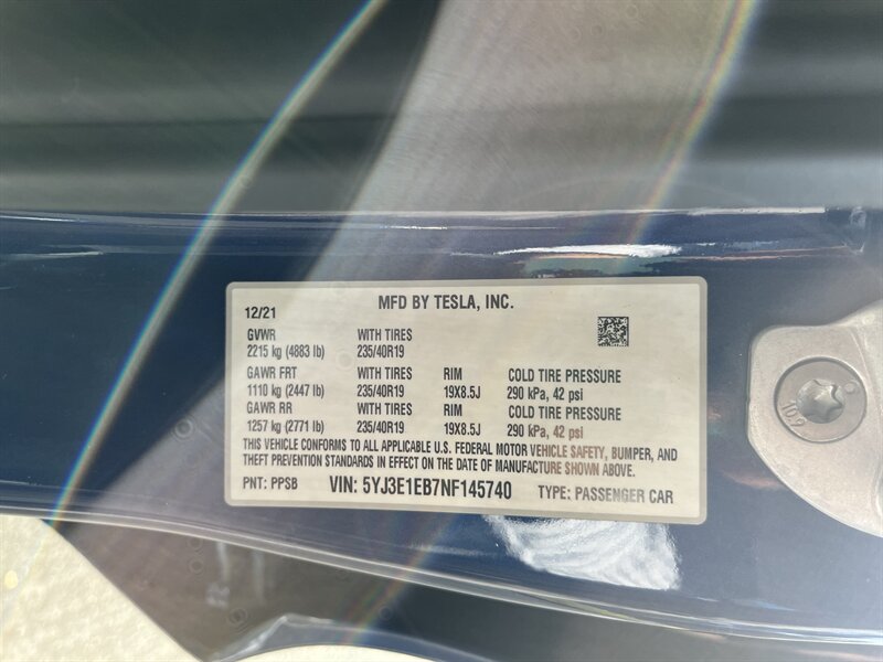 2022 Tesla Model 3 Long Range photo 23