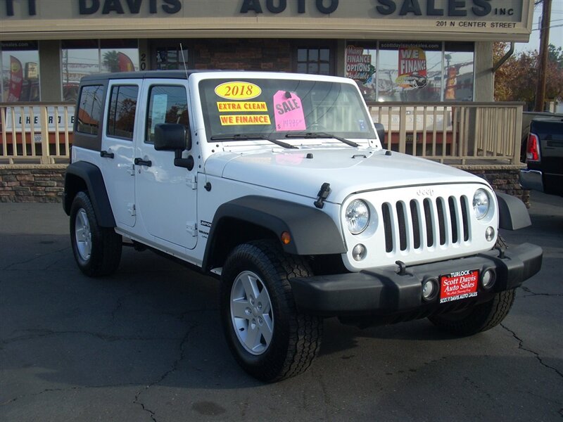 2018 Jeep Wrangler JK Unlimited Sport S   - Photo 1 - Turlock, CA 95380