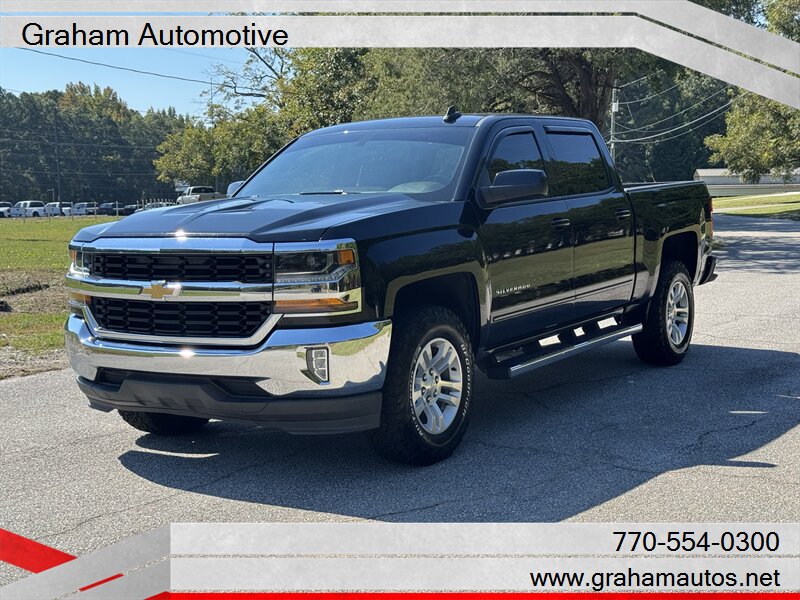 Black 2017 Chevrolet Silverado 1500 Pickup Truck 4X2 6-Speed Automatic