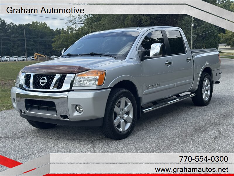 Brilliant Silver 2015 Nissan Titan Pickup Truck 4X2 Automatic