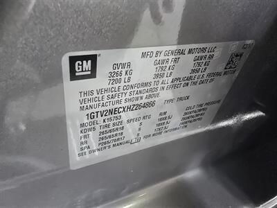 2017 GMC Sierra 1500 ALLTERRAIN 4DR EXTENDED CAB 4X4   - Photo 34 - Hamilton, OH 45015