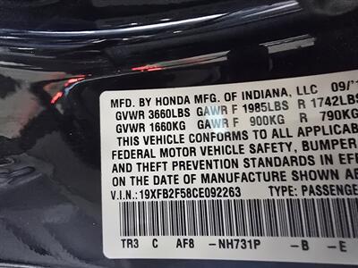 2012 Honda Civic LX 4DR SEDAN   - Photo 29 - Hamilton, OH 45015