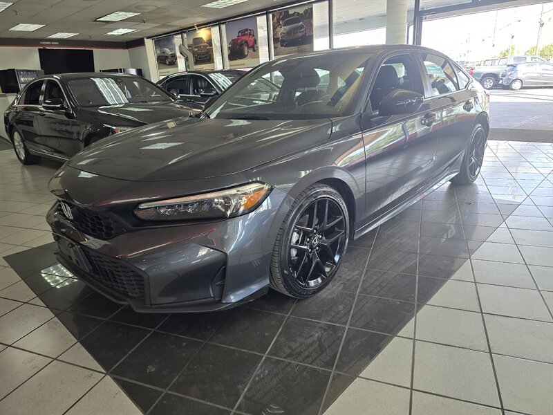 Urban Gray Pearl 2025 Honda Civic Sedan Front-Wheel Drive Automatic