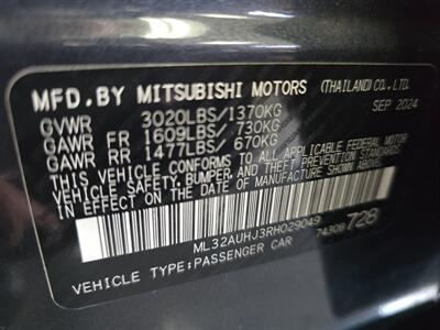 2024 Mitsubishi Mirage ES 4DR HATCHBACK   - Photo 22 - Hamilton, OH 45015