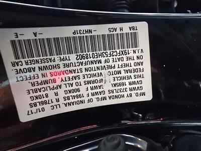 2017 Honda Civic LX 4DR SEDAN   - Photo 28 - Hamilton, OH 45015