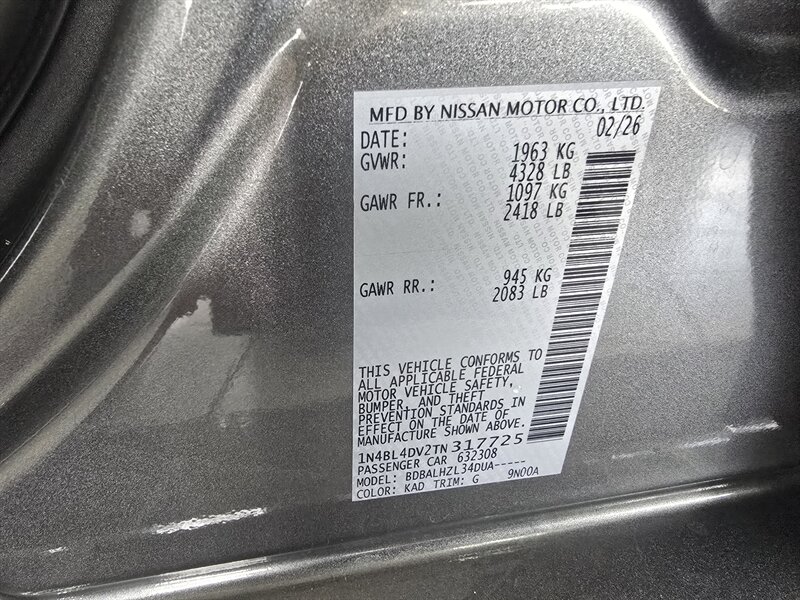 2026 Nissan Altima 2.5 SV 4DR SEDAN - Photo 29 - Hamilton, OH 45015