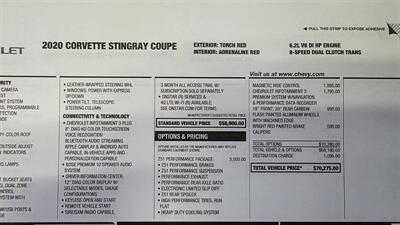 2020 Chevrolet Corvette Stingray Z51/ 2DR COUPE w/1LT   - Photo 43 - Hamilton, OH 45015