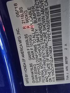 2018 Honda Accord Sport 4DR SEDAN [1.5T I4 CVT]   - Photo 28 - Hamilton, OH 45015