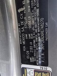 2024 Kia Forte LXS   - Photo 27 - Hamilton, OH 45015