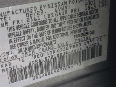 2023 Nissan Sentra SV 4DR SEDAN   - Photo 27 - Hamilton, OH 45015