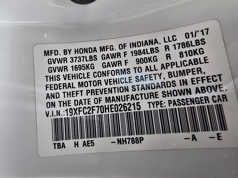 2017 Honda Civic EX 4DR SEDAN - Photo 30 - Hamilton, OH 45015