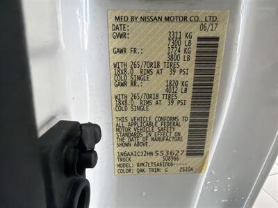 2017 Nissan Titan SV - Photo 33 - Hamilton, OH 45015