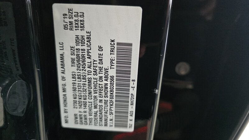 2019 Honda Ridgeline Black Edition - Photo 35 - Hamilton, OH 45015