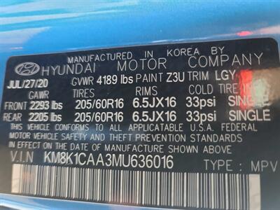 2021 Hyundai Kona SE 4DR CROSSOVER   - Photo 34 - Hamilton, OH 45015