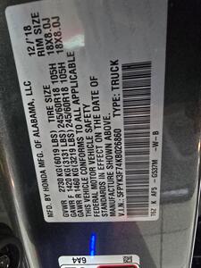 2019 Honda Ridgeline RTL-E 4DR CREW CAB 4X4   - Photo 19 - Hamilton, OH 45015
