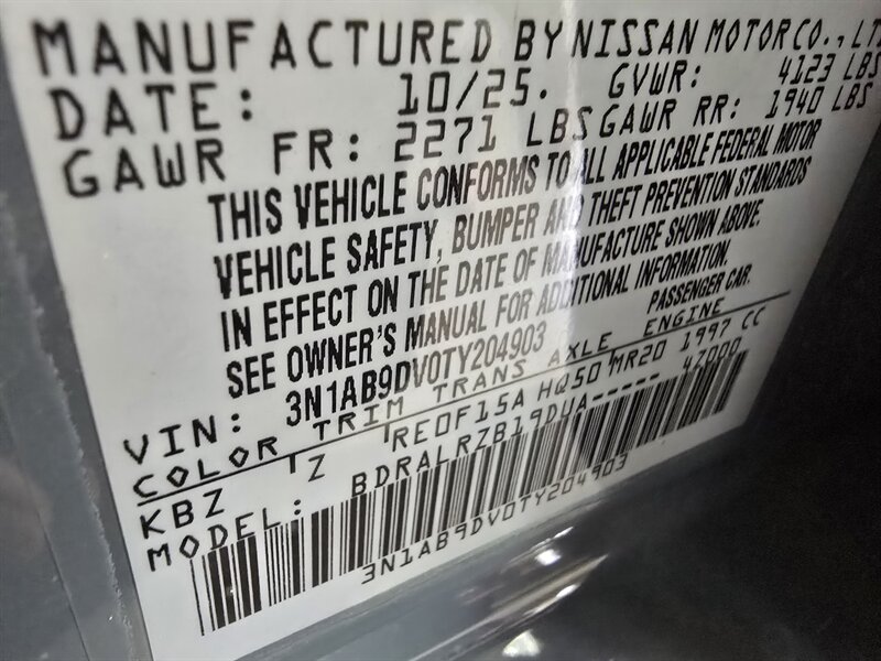2026 Nissan Sentra SR 4DR SEDAN - Photo 36 - Hamilton, OH 45015