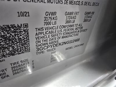 2022 Chevrolet Silverado 1500 LT LIMITED 4DR CREW CAB 4X4   - Photo 34 - Hamilton, OH 45015