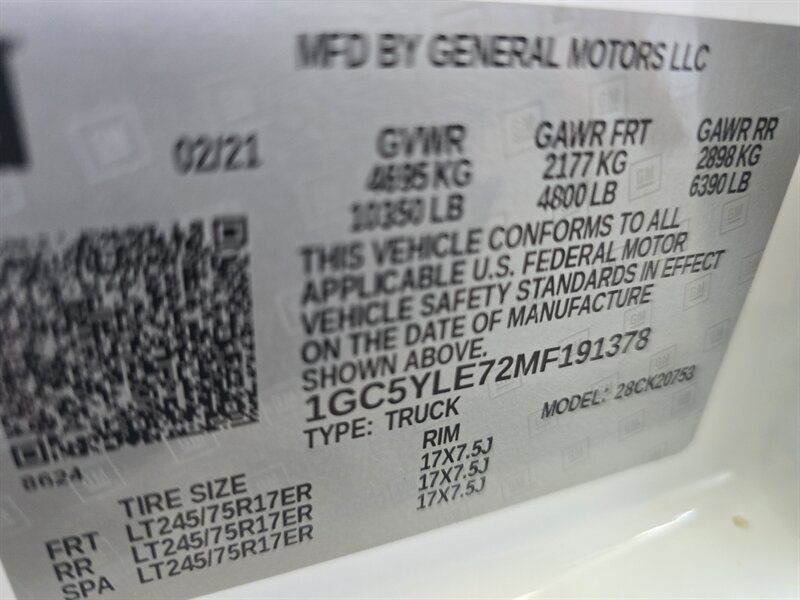 2021 Chevrolet Silverado 2500 Work Truck 4DR EXTENDED CAB 4X4 - Photo 33 - Hamilton, OH 45015
