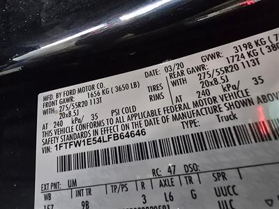 2020 Ford F-150 Platinum SUPER CREW 4X4   - Photo 44 - Hamilton, OH 45015