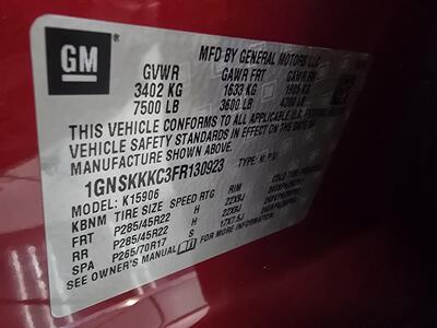 2015 Chevrolet Suburban LTZ  4DR SUV  4X4   - Photo 42 - Hamilton, OH 45015