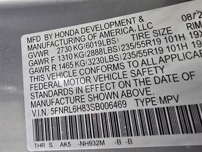 2025 Honda Odyssey Touring 4DR MINI-VAN   - Photo 39 - Hamilton, OH 45015