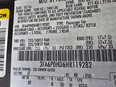 2017 Ford Fusion SE 4DR SEDAN - Photo 30 - Hamilton, OH 45015
