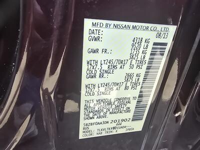 2013 Nissan NV 3500 HD SV 3DR PASSENGER VAN   - Photo 26 - Hamilton, OH 45015