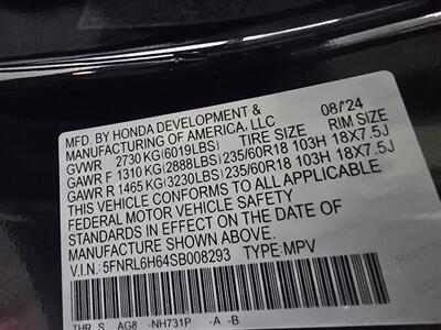 2025 Honda Odyssey EX-L 4DR MINI-VAN   - Photo 38 - Hamilton, OH 45015