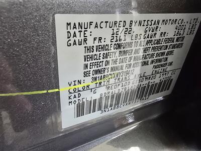2022 Nissan Sentra SV 4DR SEDAN   - Photo 27 - Hamilton, OH 45015