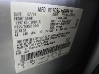 2015 Ford Explorer Limited 4DR SUV 4X4   - Photo 36 - Hamilton, OH 45015