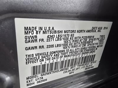 2015 Mitsubishi Outlander Sport SE 4DR SUV   - Photo 30 - Hamilton, OH 45015