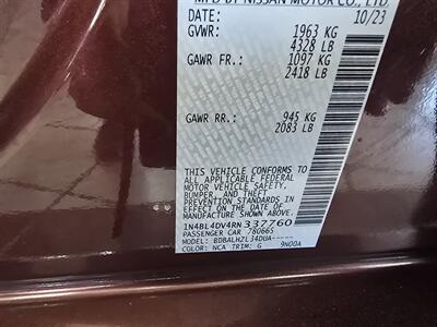 2024 Nissan Altima 2.5 SV 4DR SEDAN   - Photo 30 - Hamilton, OH 45015